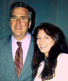Lisa Macci and former Florida Governor Jeb Bush